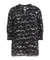 Max Mara Three-quarter Sleeve Top In Black