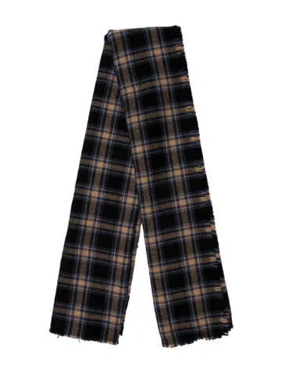 Pre-owned Max Mara Throw Blanket In Blue