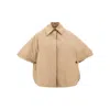 Max Mara Ti-drop Cape With Cameluxe Liner In Beige
