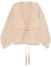 Max Mara 'tiberio' Cardigan In Beige