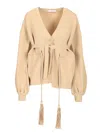 Max Mara Tibero Cardigan In Brown