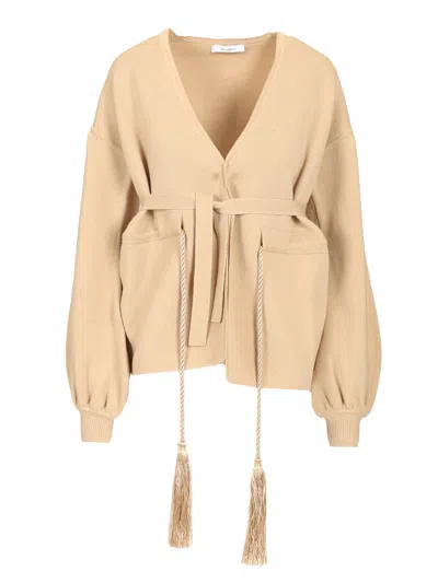 Max Mara Tibero Cardigan In Brown