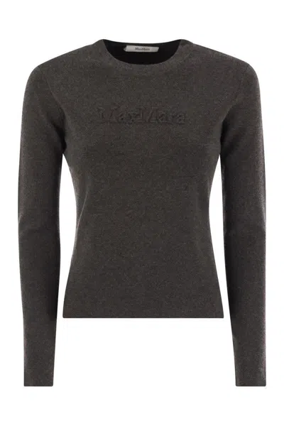 Max Mara Ticino - Viscose And Wool Yarn Sweater In Brown