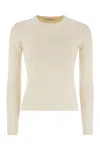 Max Mara Ticino - Viscose And Wool Yarn Sweater In Neutral