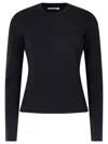 Max Mara Ticino Long-sleeved Fitted Top In Black