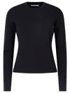 Max Mara Long-sleeved Fitted Top Clothing In Blue