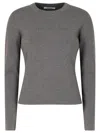 Max Mara Long-sleeved Fitted Top Clothing In Gray
