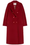 Max Mara Double Breasted Coat In Rosso