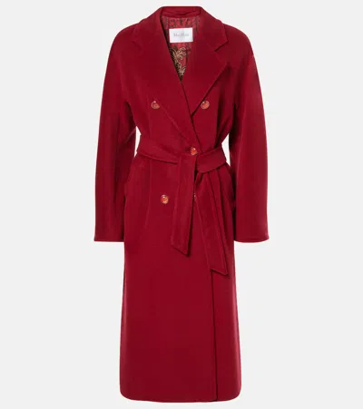 Max Mara Ticino Wool And Cashmere Coat In Red