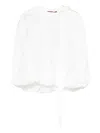 Max Mara Tie-detail Blouse In White