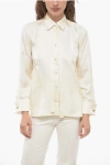 Max Mara Toano Silk Satin Twill Shirt