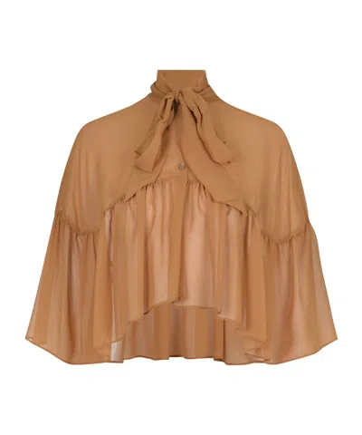 MAX MARA MAX MARA NEGOZI TIE-NECK CAPE
