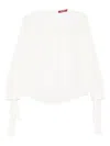Max Mara Silk Shirts In White