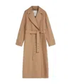 Max Mara Manuela Icon Camel Hair Wool Wrap Coat