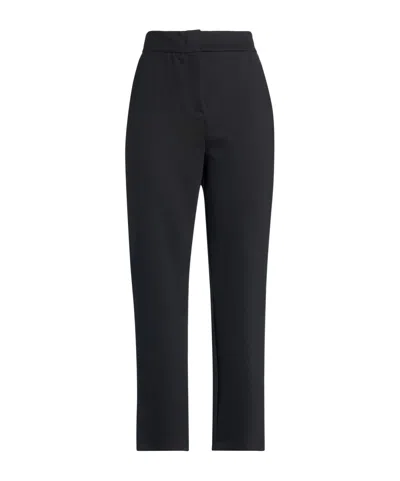 Max Mara Tie-dyed Slim-fitting Pants In Black