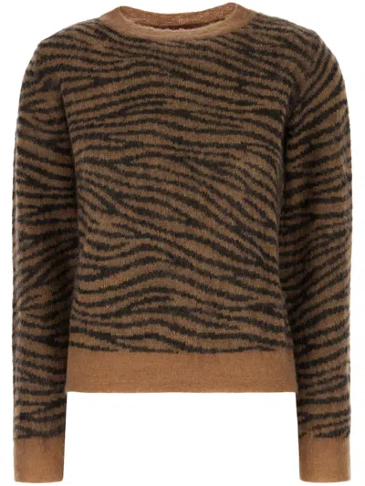 MAX MARA TIGER-INTARSIA SWEATER