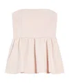 Max Mara Tight-fitting Tube Top In Nude