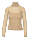 Max Mara Stresa Beige Virgin Wool Sweater In Beige