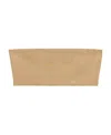 Max Mara Tight Short Tube Top In Nude