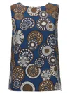 Max Mara Reversible Geometric Pattern Top