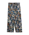 Max Mara Timeb Printed Casual Pants In Multicolor