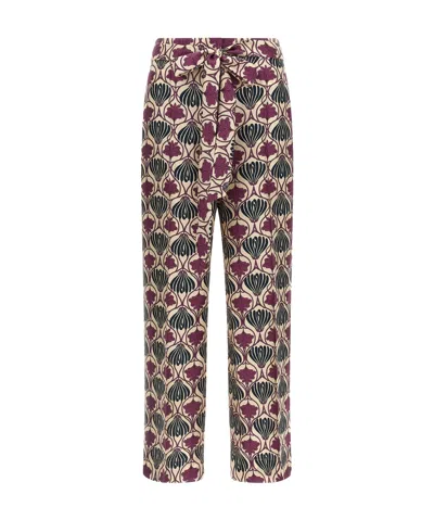 MAX MARA 'S MAX MARA TIMEC ALL-OVER PRINTED DRAWSTRING PANTS