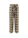 Max Mara Trousers Featuring All-over Print