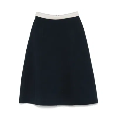 Max Mara Timeless Blue Skirts