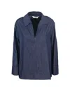 Max Mara Timeless Camicia Caterina Blu In Blue