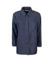 Max Mara Timeless Camicia Ellen Blu In Blue
