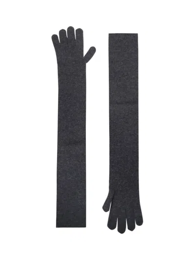 Max Mara Kids'  Timor Gloves Accessories In Grey