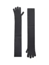 Max Mara "timor" Gloves In Grey