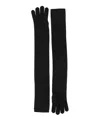 Max Mara Timor Gloves Black In Black