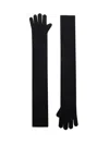 Max Mara Timor Gloves Black In Black