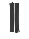 Max Mara "timor" Gloves In Grey