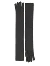 Max Mara Timor Gloves Black In Black