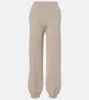 Max Mara Tirreno Crêpe Wide-leg Pants In Pink
