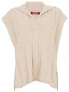 Max Mara 'tirsi' Vest  Studio In Neutral