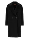 Max Mara Tokio Double-breasted Coat In Blue