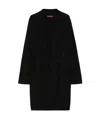 Max Mara Tony Long-sleeved Coat In Black