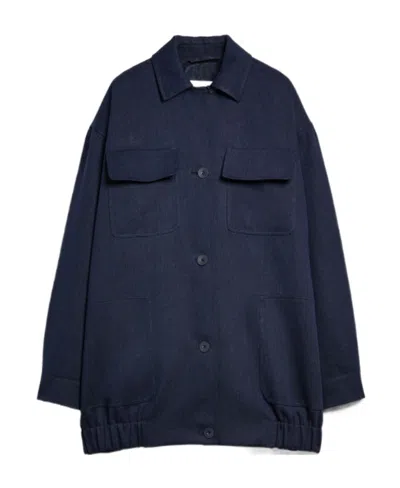 Max Mara Tooling Jacket In Black