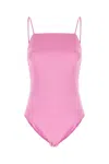 Max Mara Silk Bodysuit With Adjustable Straps And Backless Design In 016