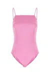 Max Mara Silk Bodysuit With Adjustable Straps And Backless Design