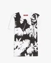 Max Mara Floral Printed Crewneck T-shirt In Black