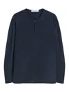 Max Mara Stretch-silk Blouse In Blue