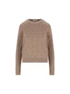 Max Mara Woman Sweater Camel Size L Cashmere In Brown