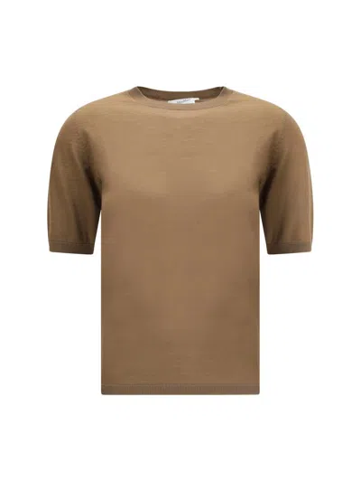 Max Mara Top In Brown