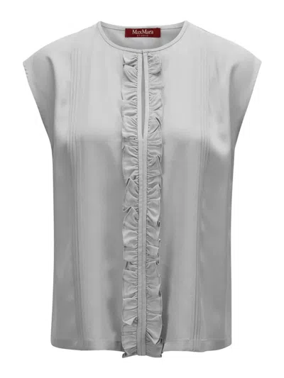 Max Mara Top In Gray