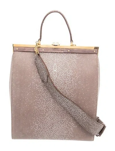 Pre-owned Max Mara Top Handle Bag In Neutrals