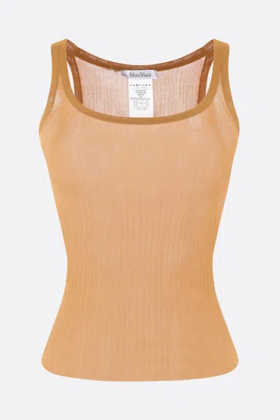 Max Mara Top In Brown